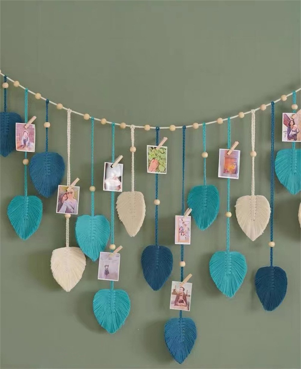 🌿Large Boho Handwoven Macrame Leaf Wall Hanging Decor✨