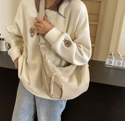 😍Designer Direct Sales👜Women's Fashion Plain Colour Crossbody Hobo Bag