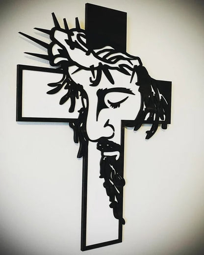 🔥Last Day Promotion-70% OFF🔥Jesus Cross Metal Sign Christ Wall Art Decor