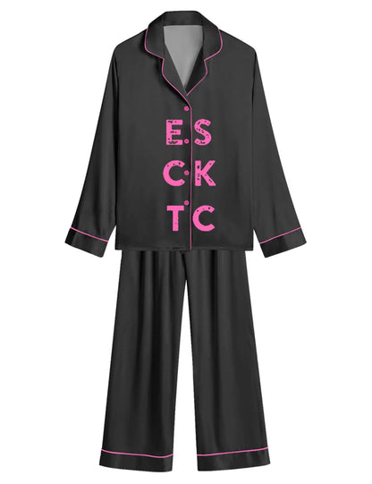 Women's Funny Long Sleeve Pajama Set