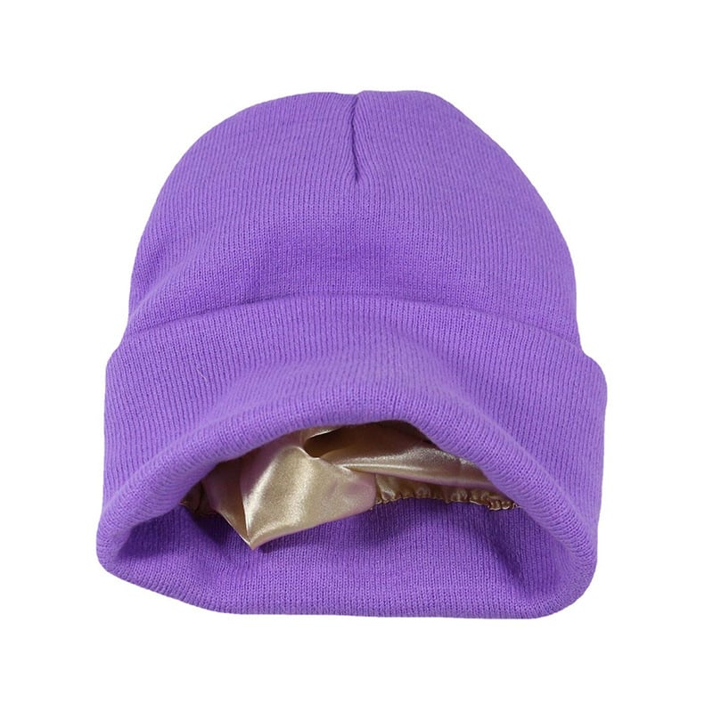 🎊Cyber Monday Deal!🎉Satin Lined Knit Beanie Hat