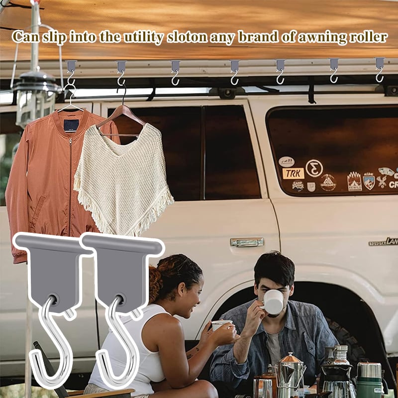 🔥Heavy Duty Rv Awning Insert Hooks