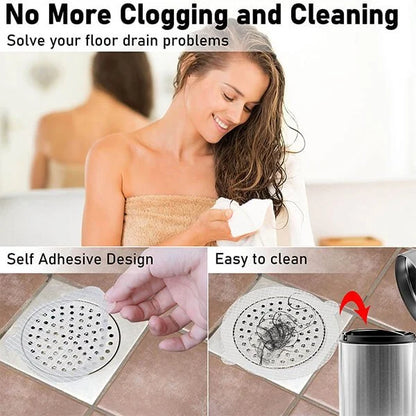 🔥30 PCS Disposable Shower Drain Hair Catcher