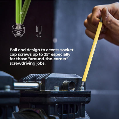 🔥Summer Hot Sale Promotion-49% OFF💯-Toolant Allen Wrench Allen Key Metric&SAE Set, with Ball End for Automotive, Plumber, Workshop, Mechanics