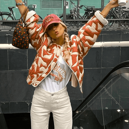 Trendy Printed Jacket