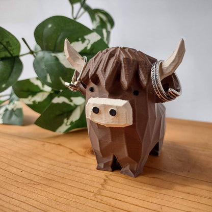 💍Highland Cow Ring Holder