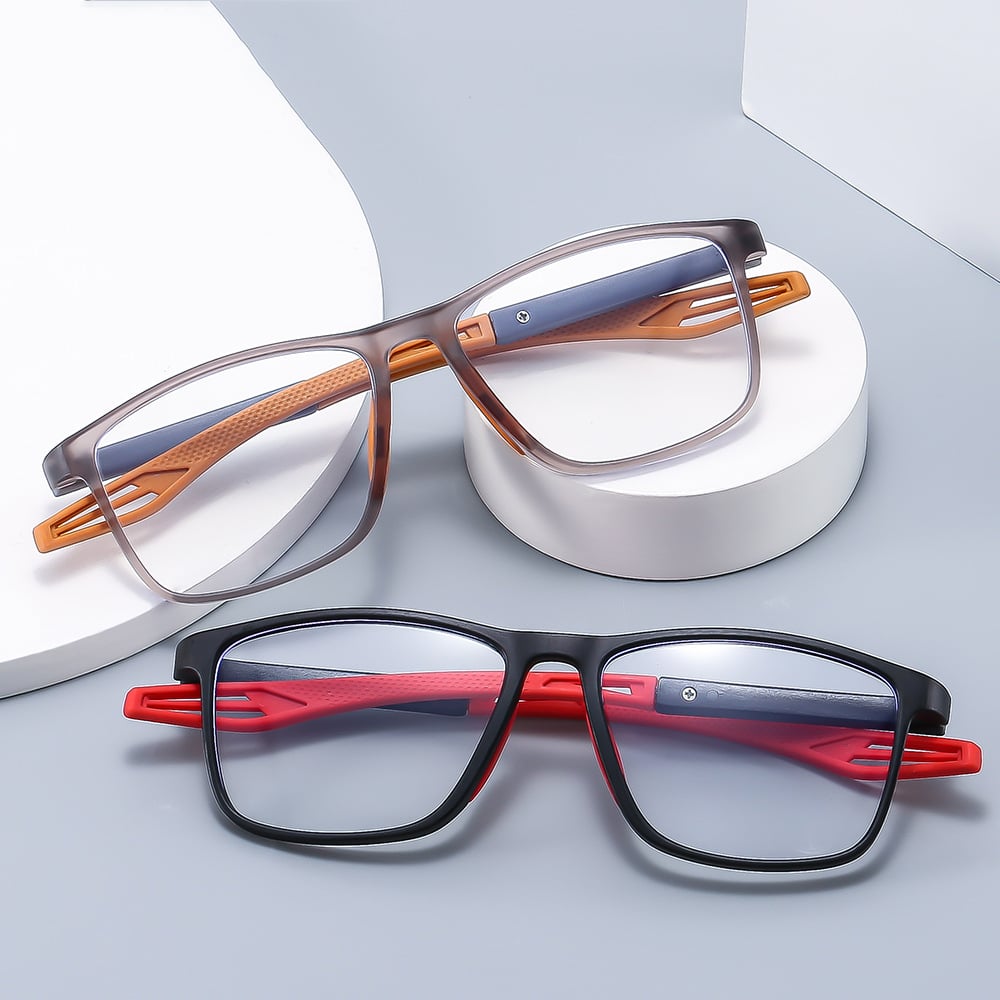 SPORTS TR SQUARE FRAME ULTRA-LIGHT ANTI-BLUE LIGHT READING GLASSES