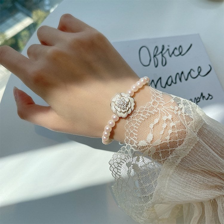 🔥LAST DAY 49% OFF-💗elegant pearl camellia necklace