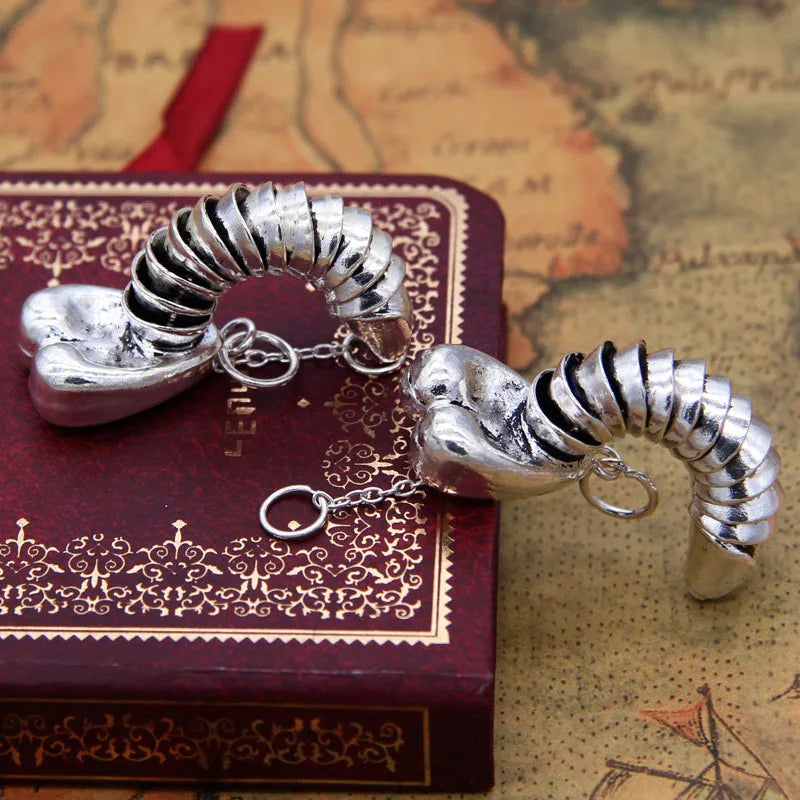 925 Sterling Silver Penis Pendant Pullable Penis Pendant, Hanging Male Sex Organ Pendant, Fun Gift