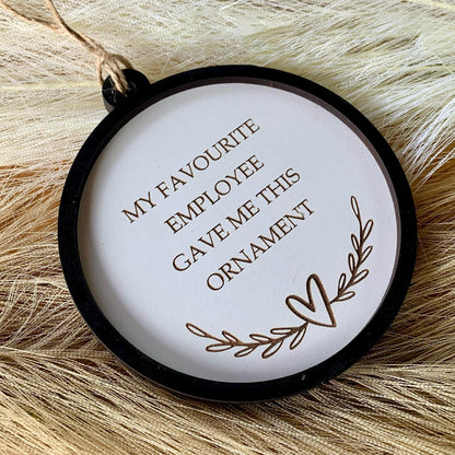 🎄Funny Wooden Tree Ornament🎁