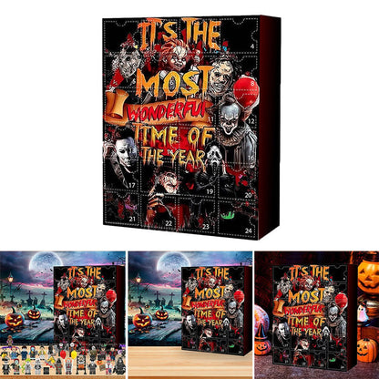 🔥Halloween Sale 57% Off - 🎃Halloween Horror Movie Characters Advent Calendar