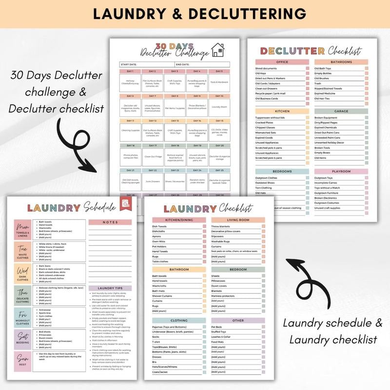 💕Cleaning & Organizing Toolkit