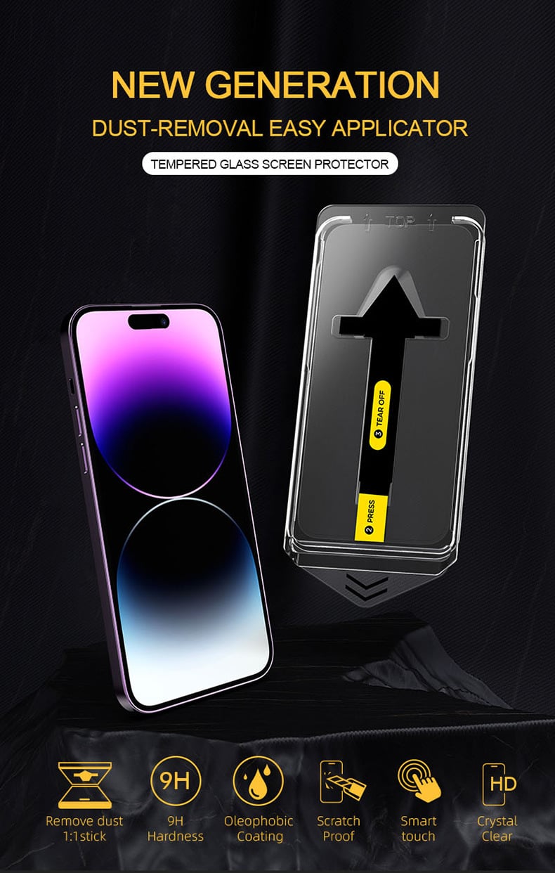 📱2025 Invisible Artifact Screen Protector -Dust Free Without Bubbles