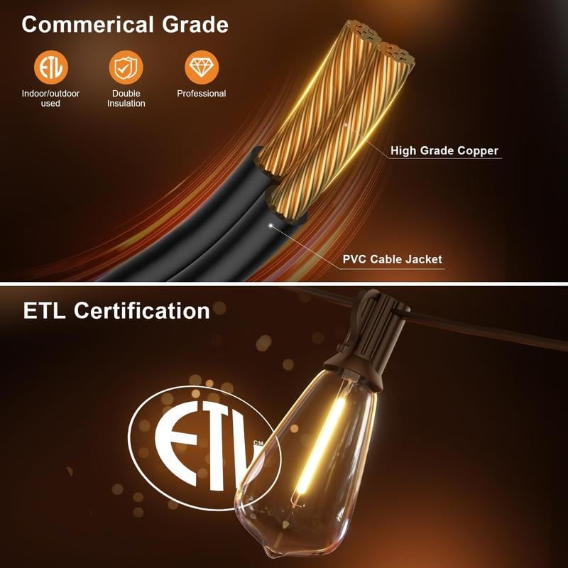 🔥Special Sale 🔥100FT LED Outdoor String Lights