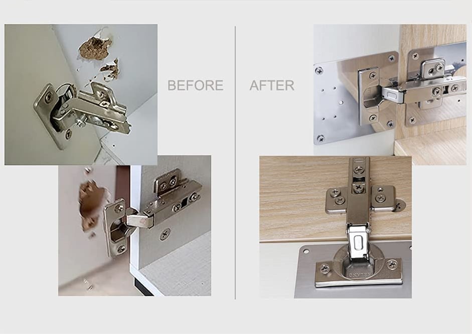 Hinge Fixing Plate Bracket Kit