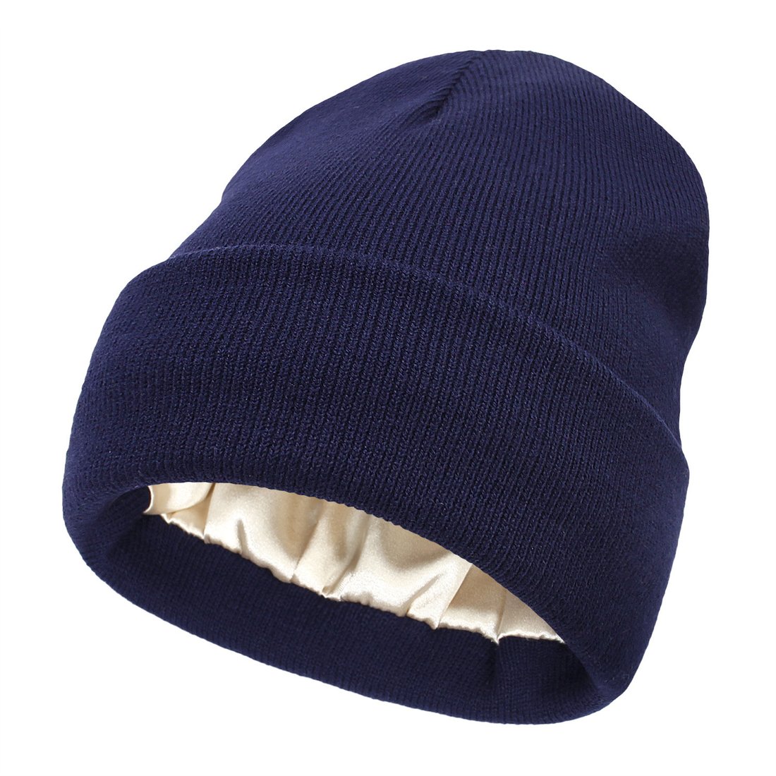 🎊Cyber Monday Deal!🎉Satin Lined Knit Beanie Hat