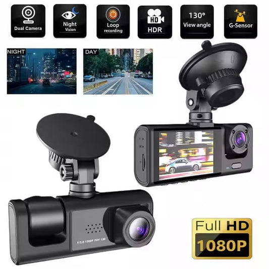 2-Inch Screen Wifi Link 1080P HD Dashcam with Night Vision 2/3 Lenses