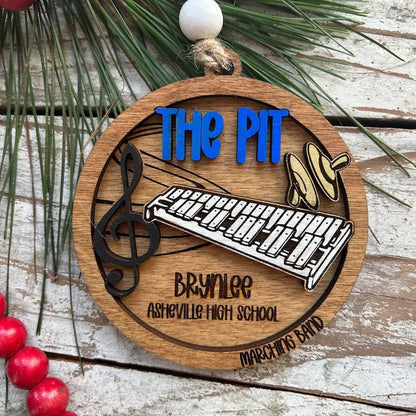 🎼Personalized Band Christmas Tree Ornament