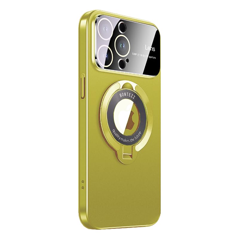 📱MagSafe iPhone Case with Integrated Stand and Large Window Design