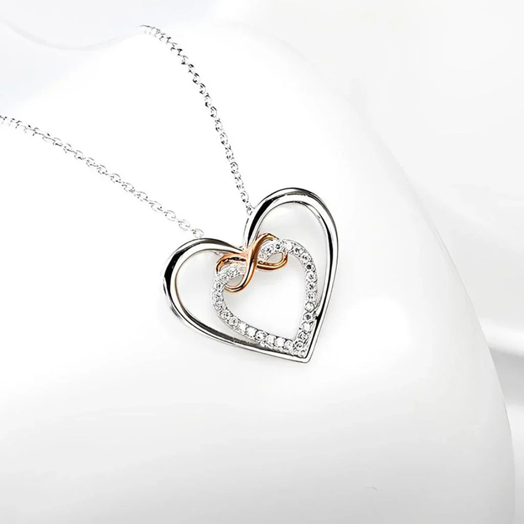 Granddaughter, Always Keep Me in Your Heart - Infinity Pendant
