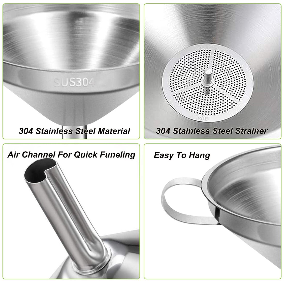 Stainless Steel Funnel Filter