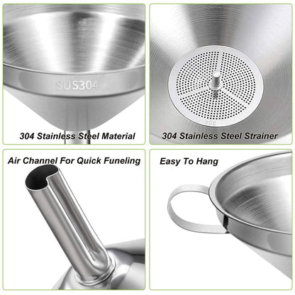 Stainless Steel Funnel Filter