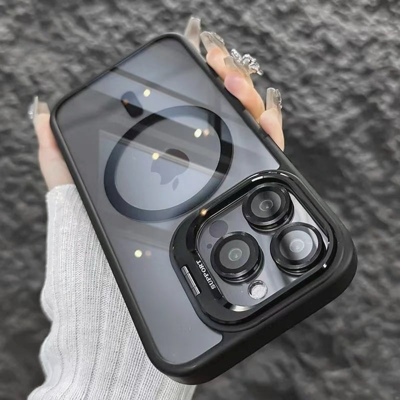 🔥New In Phone Case for iPhone 16 Series - Invisible Camera Lens Holder Magnetic Case for iPhone