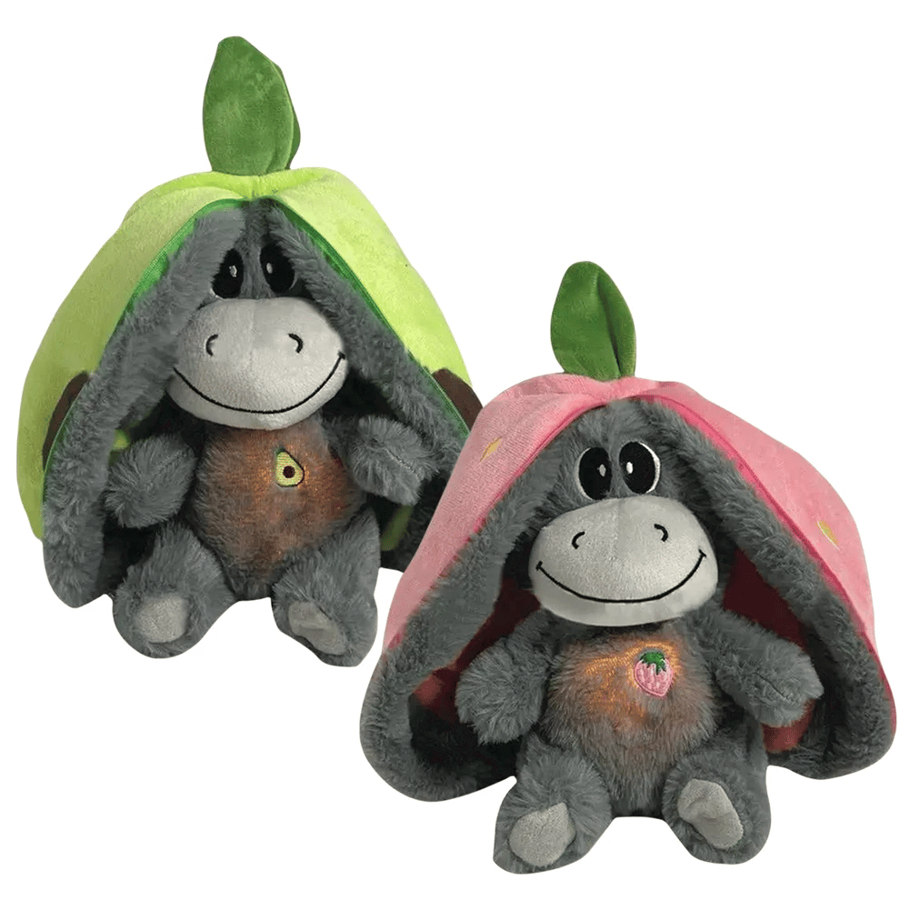 Stress relief sleeping plush donkey