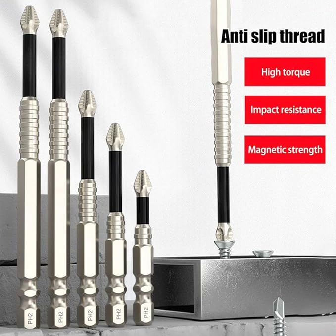 🔥Last Day 49% OFF✨Magnetic Anti-Slip Screwdriver Bit Set