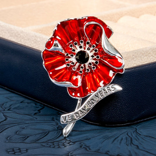 Limited Edition Release - VE Day 80 Memorial Blossom Brooch