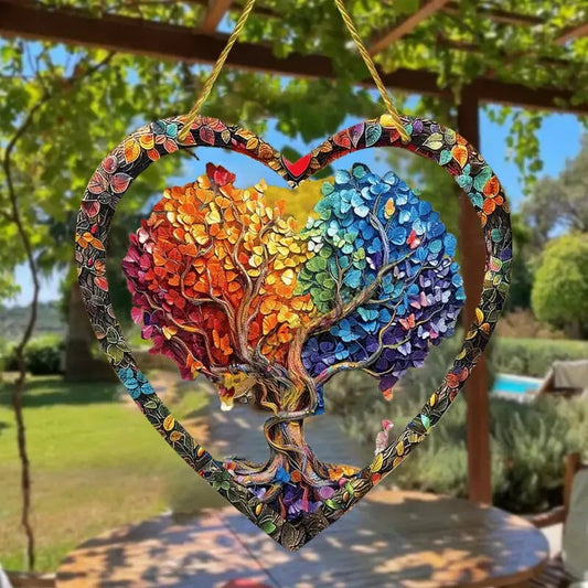 ❤️Wrapped in Love Tree of Life Suncatcher🌲