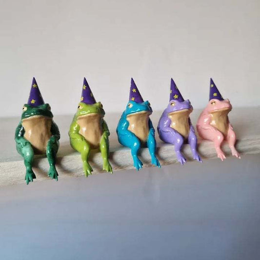 🐸Little Wizard Frog Ornament🧙