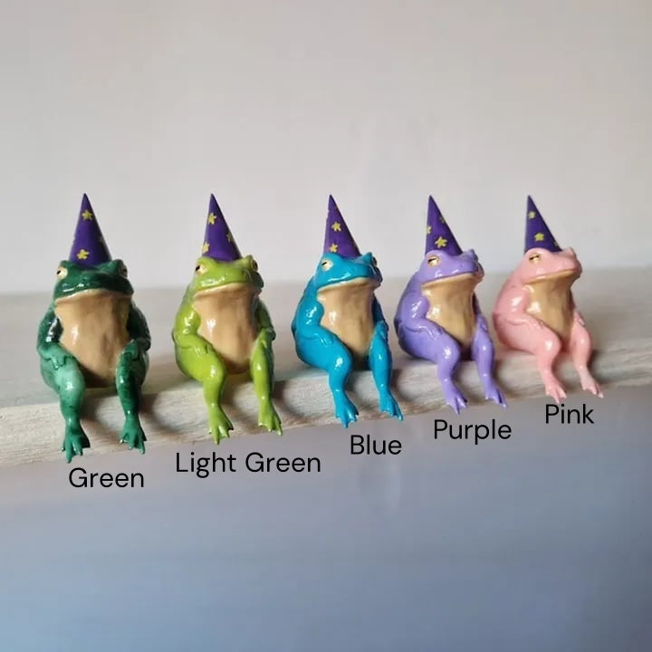 🐸Little Wizard Frog Ornament🧙