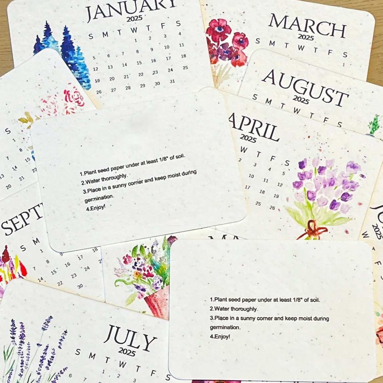 🎉Biggest Sale of the Year: 50% Off! 🌱Eco-Friendly Plantable Seed Calendar 2025
