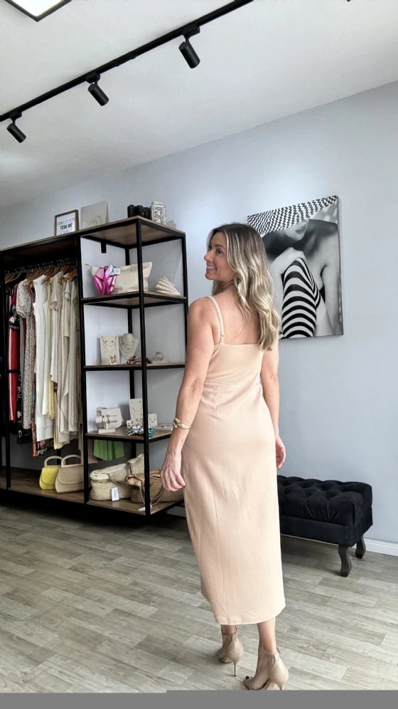 Versatile Tie-Front & Tie-Back Dress