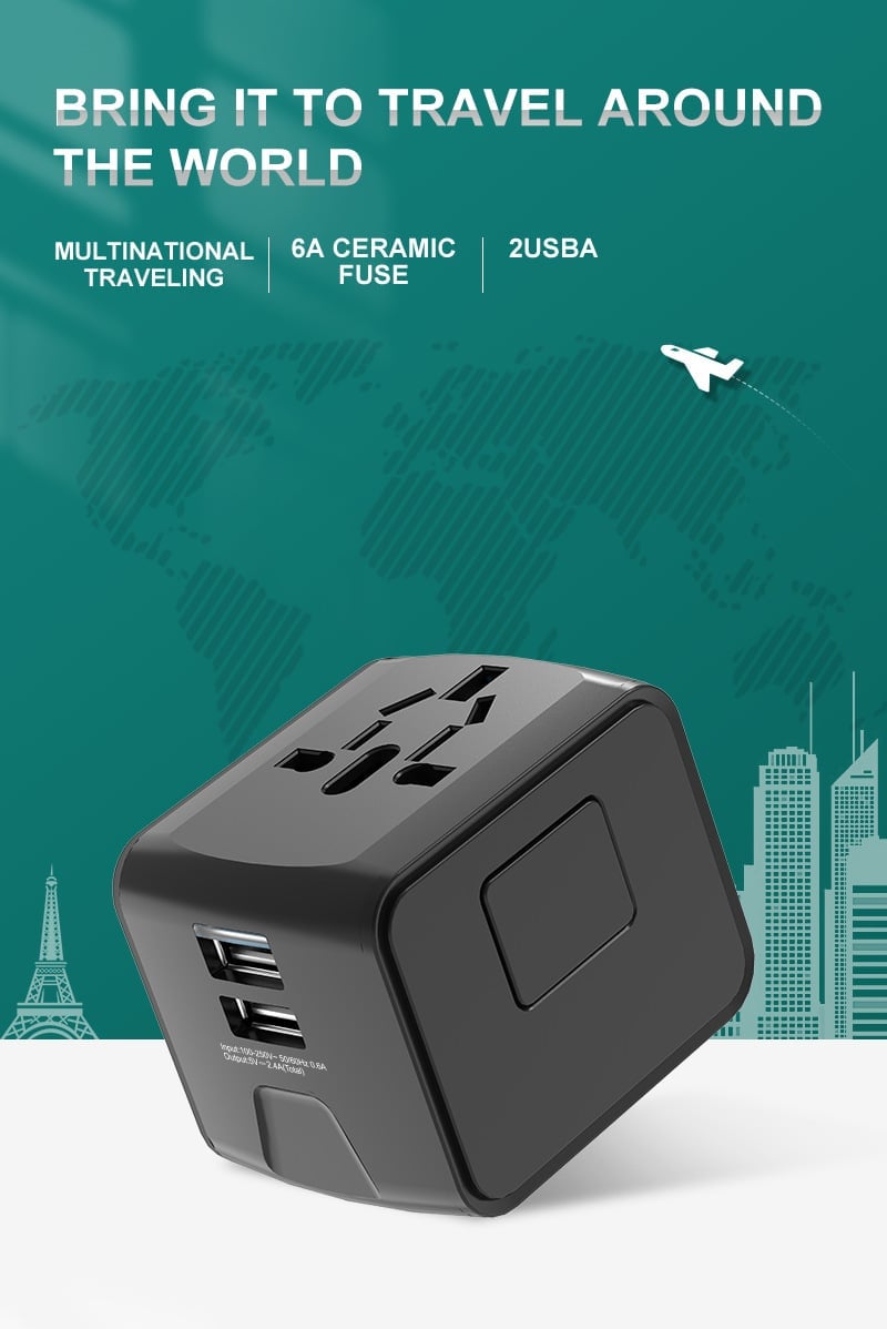 Multifunctional travel charger converter✨✨