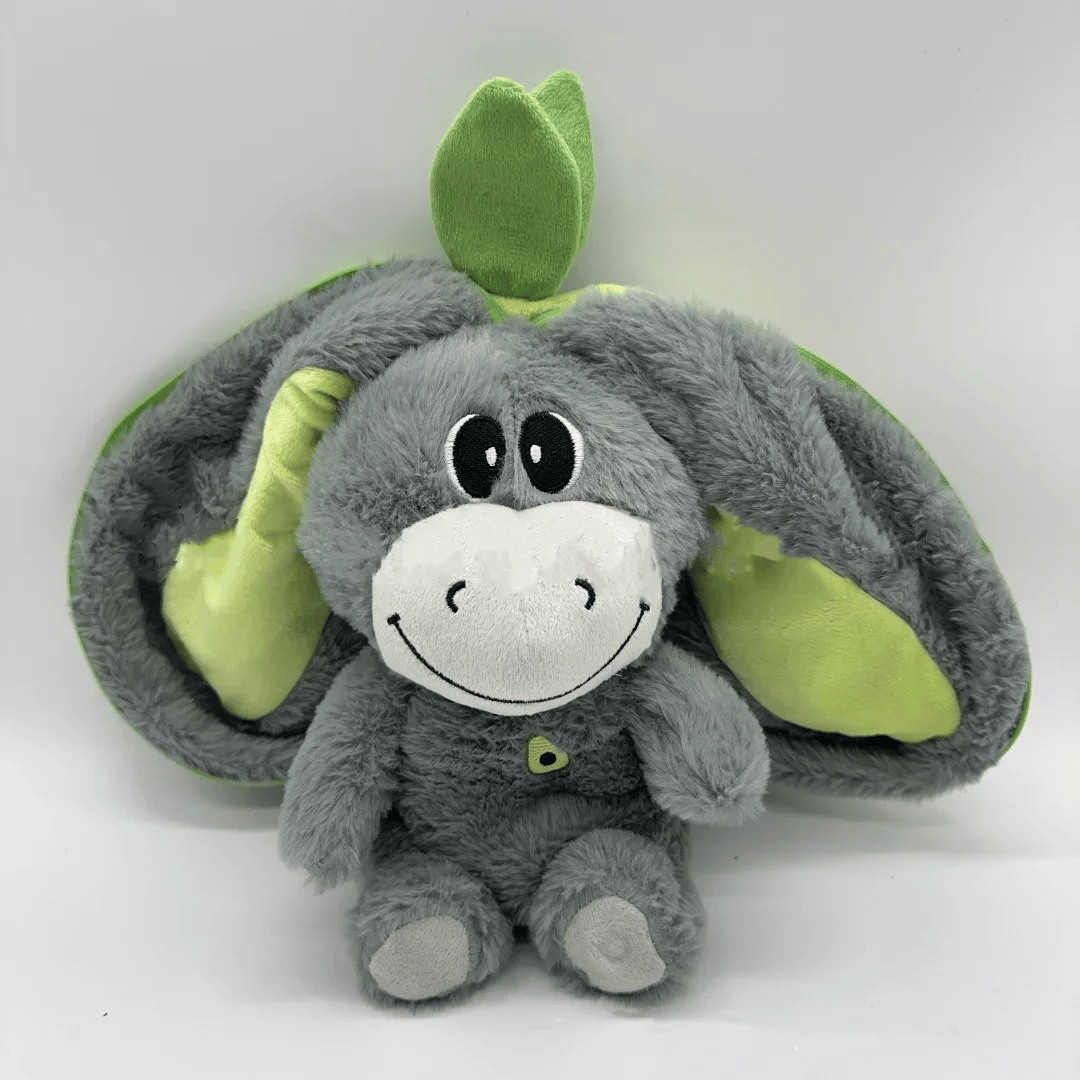 Stress relief sleeping plush donkey