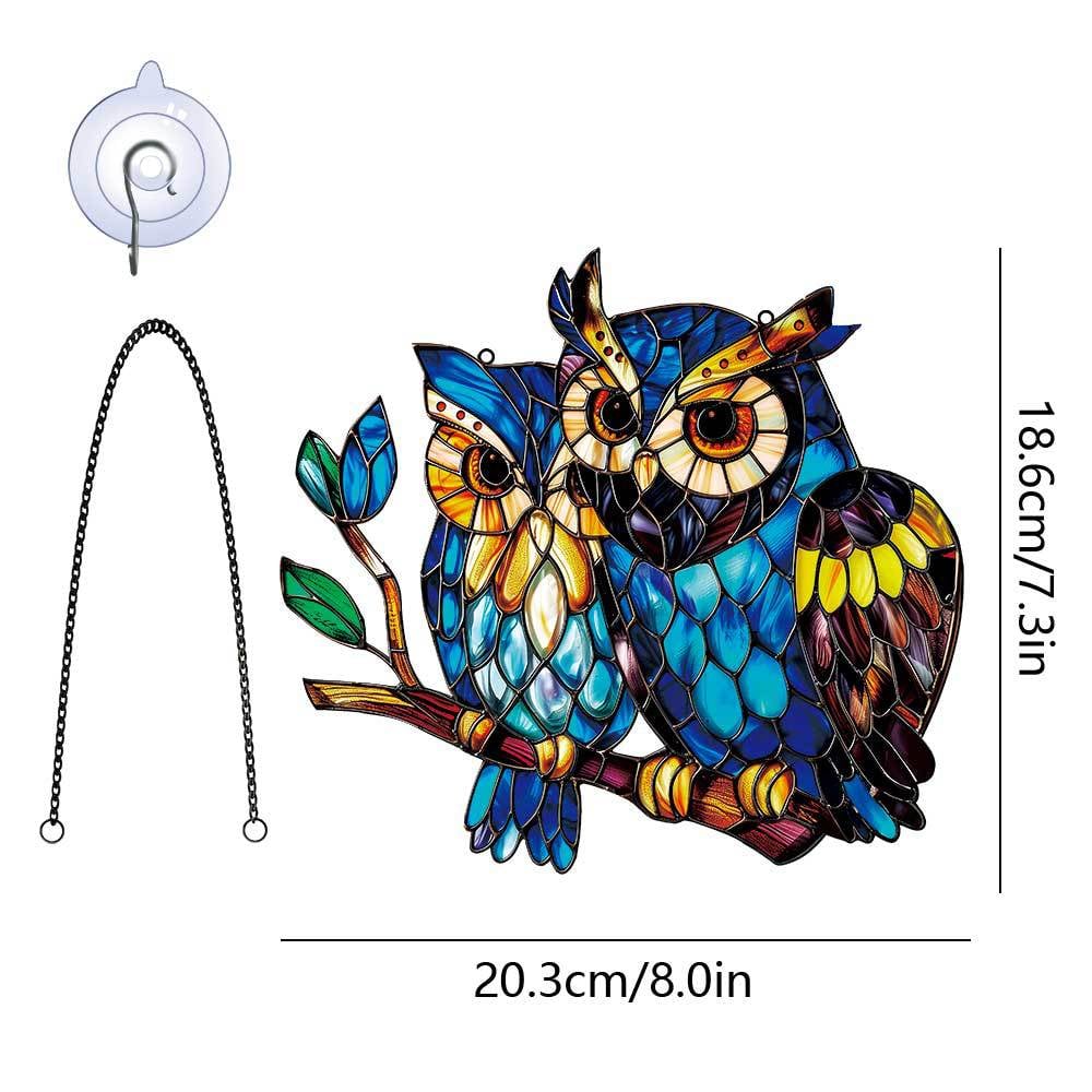 🔥LAST DAY 49% OFF - 🎁💐2025 NEW 🐦Stained Suncatcher Window Hanging Decor