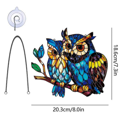 🔥LAST DAY 49% OFF - 🎁💐2025 NEW 🐦Stained Suncatcher Window Hanging Decor
