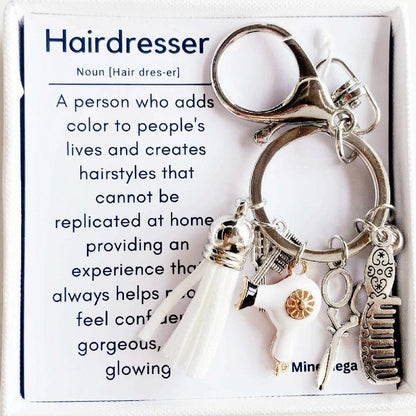 🎁💕Hairstylist Gift Keychain