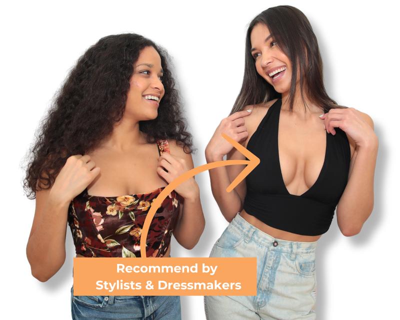 No-Show | Sticky Bra Inserts - Washable & Reusable, Instant Lift