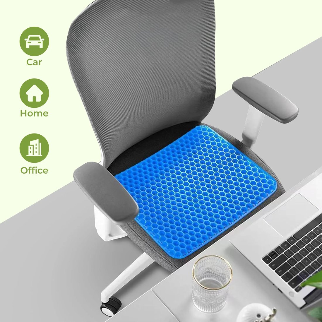 🔥Last Day Discount 49% Off -Honeycomb Gel Seat Cushion – All-day Comfort while Working -