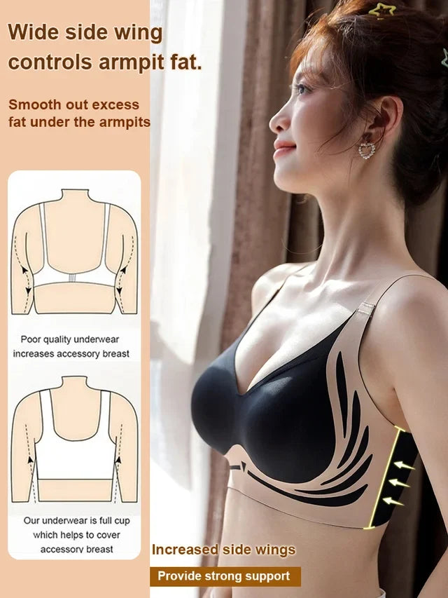 Lifting Anti-Sagging Wire-Free Push-up Bra