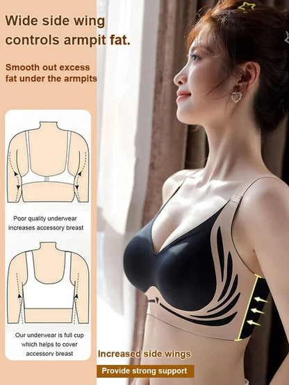 Lifting Anti-Sagging Wire-Free Push-up Bra