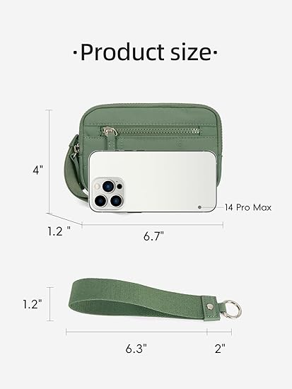 Puffer Wristlet Wallet Fits Phone💜