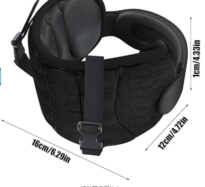 Multi-functional integrated travel pillow with eye mask