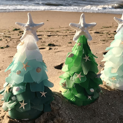 Sea Glass Christmas Tree