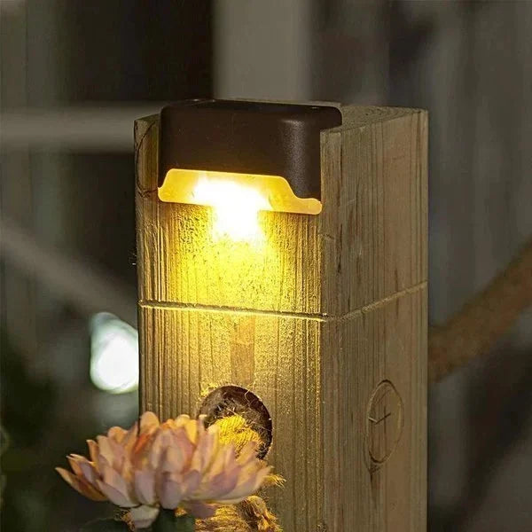 🔥Last Day 70% OFF🔥LED Solar Lamp Path Staircase Outdoor Waterproof Wall Light