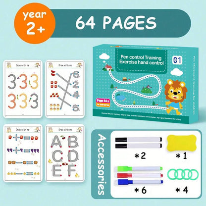 40% OFF🔥Educational Magical Tracing Workbook Set