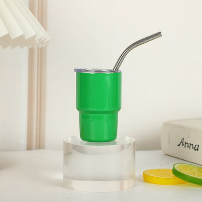 Stainless Steel Mini Straw Thermos Cup